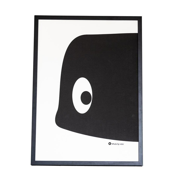 Poster Whale Single – 30×40 cm