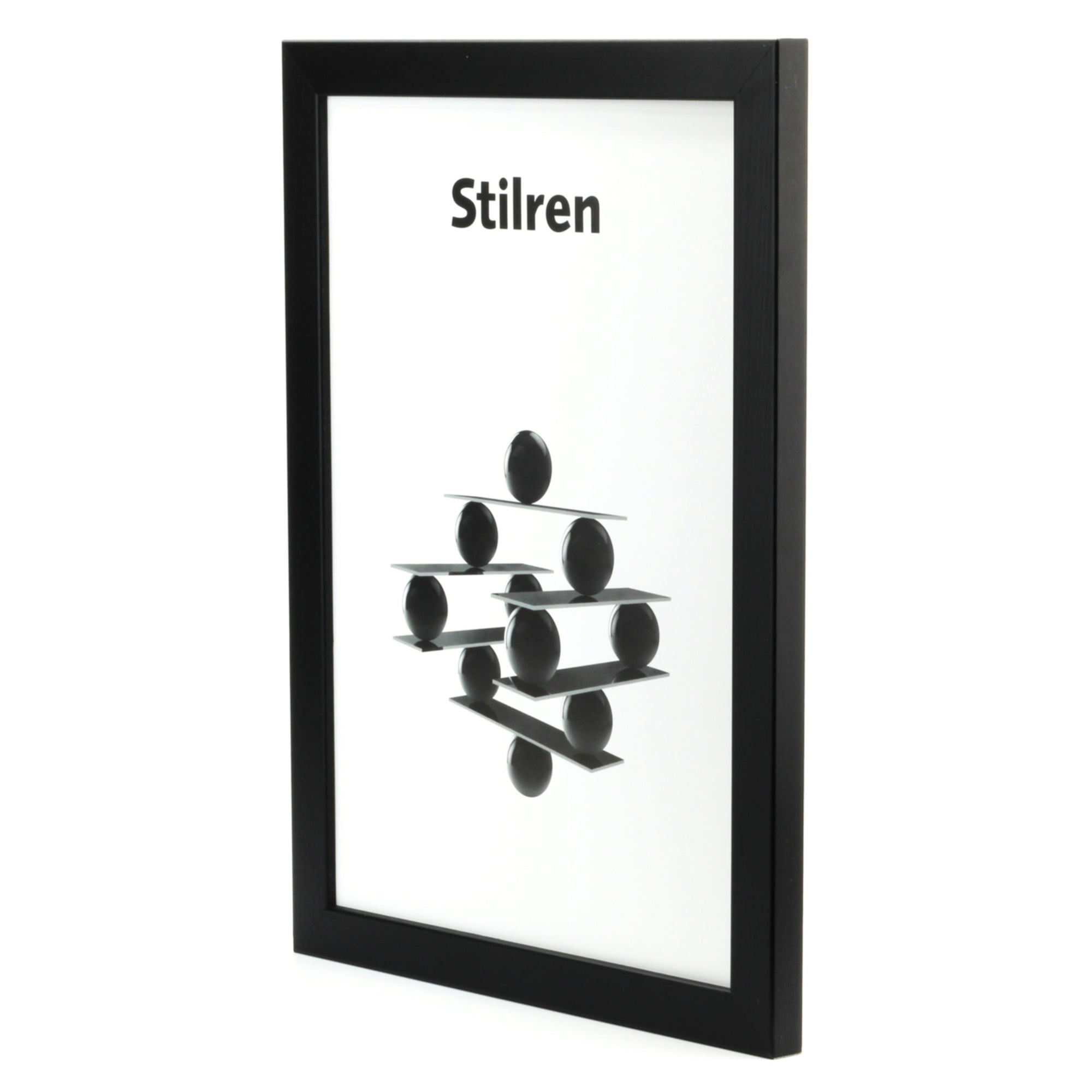 STILREN Tavelram - Svart - 21x30 cm