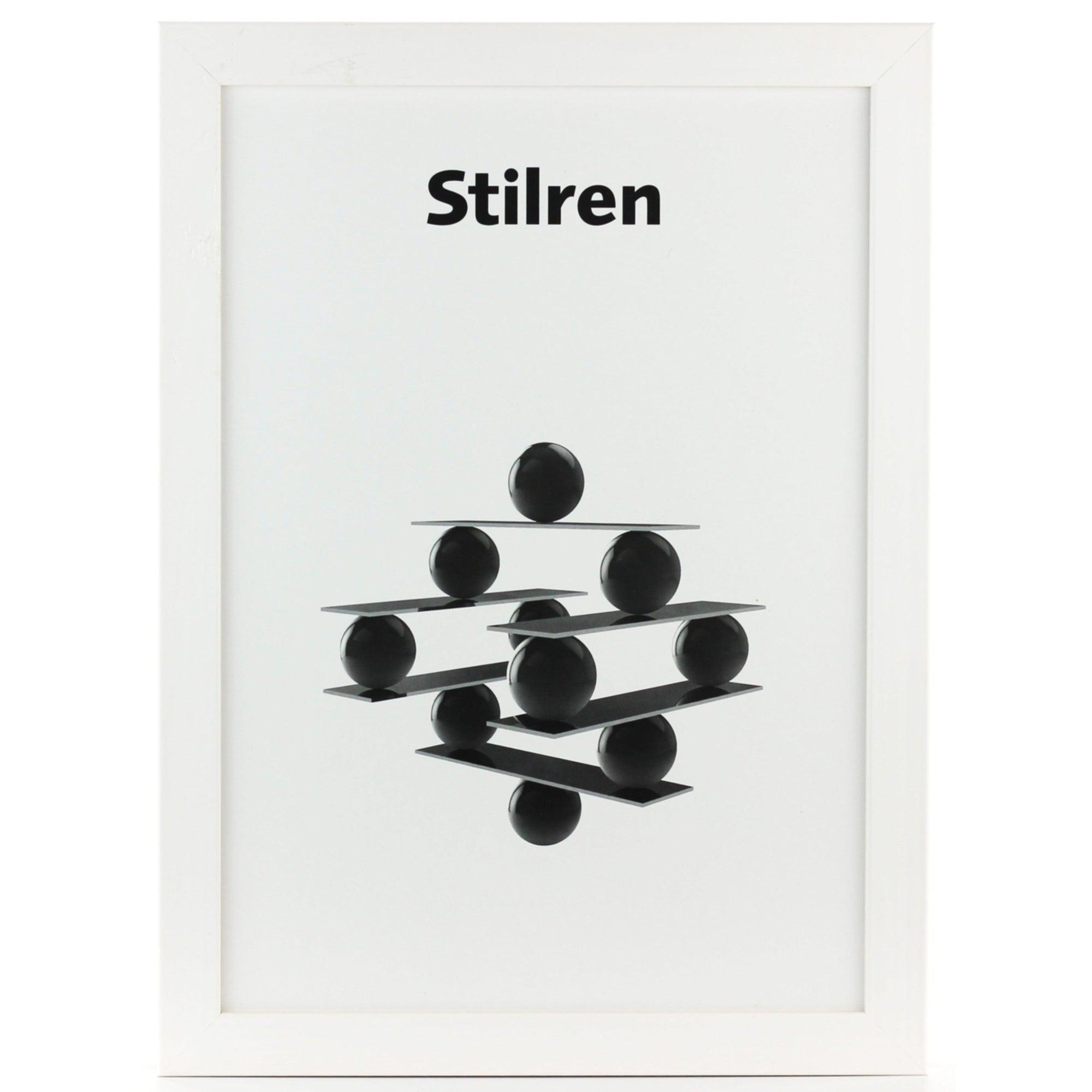 STILREN Tavelram - Vit - 21x30 cm