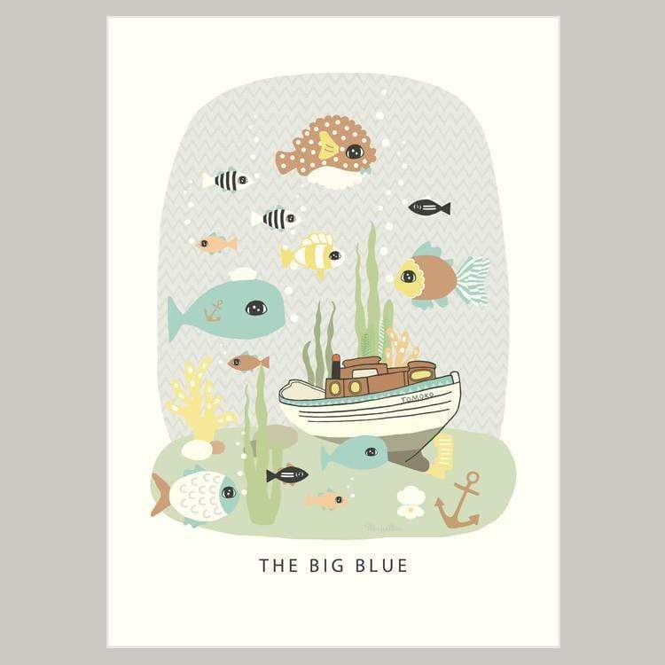 THE BIG BLUE Poster 50x70 cm