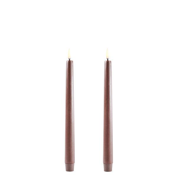 UYUNI LED-ljus Kronljus 2-pack 28 cm - Brown Smooth