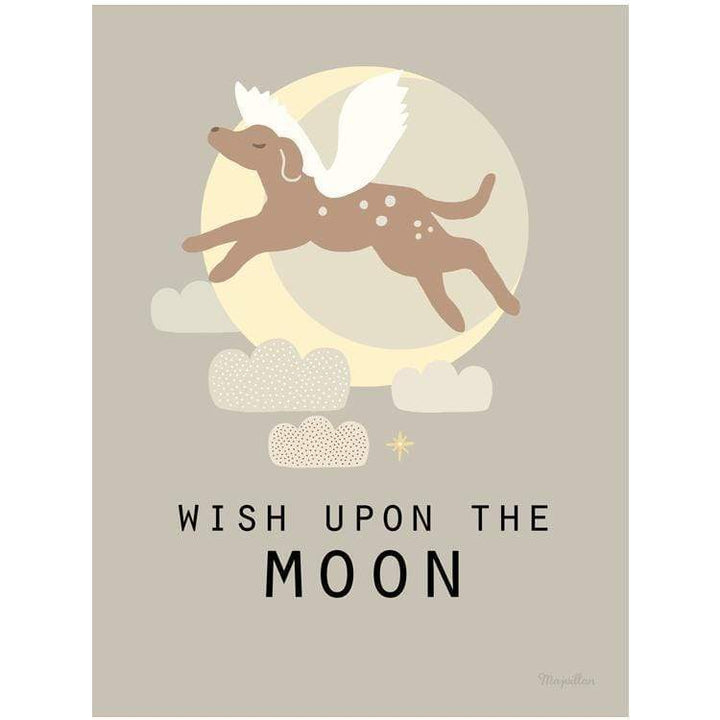 WISH UPON THE MOON poster – 30×40 cm