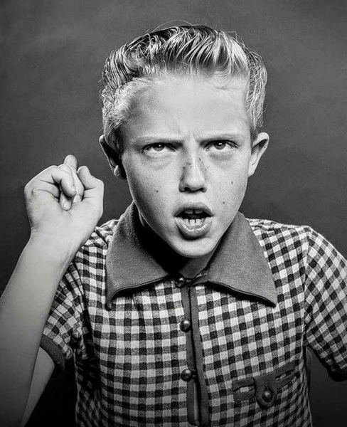 10-year-old Christopher Walken in 1953