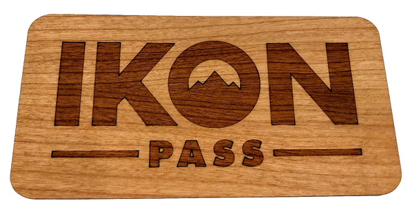 Laser engraved wood sticker for wholesale promotional product industry swag