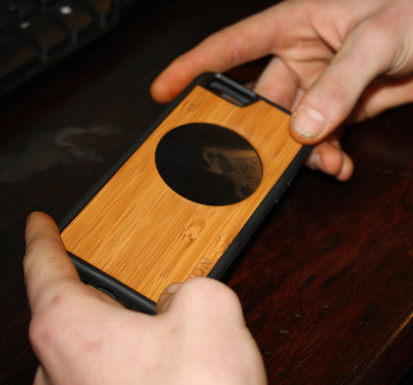 Building a laser-engraved wooden phone case from scratch