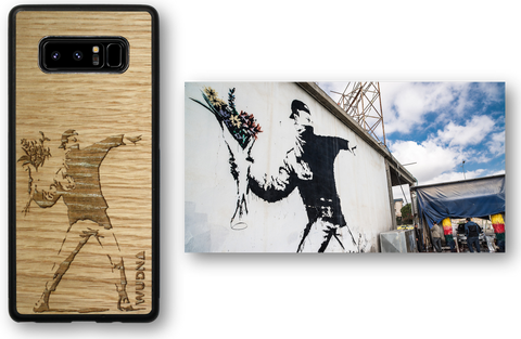 Banksy Molotov Flowers phone case for iPhone & Samsung Galaxy