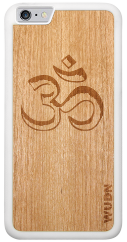 Aum wooden wood phone case for iphone and samsung