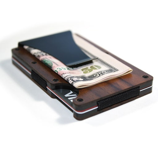 Hardwood RFID Adventure Wallet