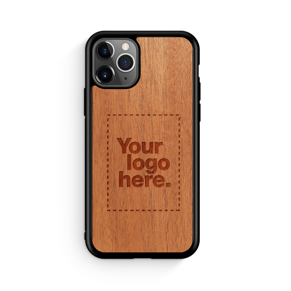 Custom customized personalized laser engraved wooden Apple iPhone 11 Pro (5.8