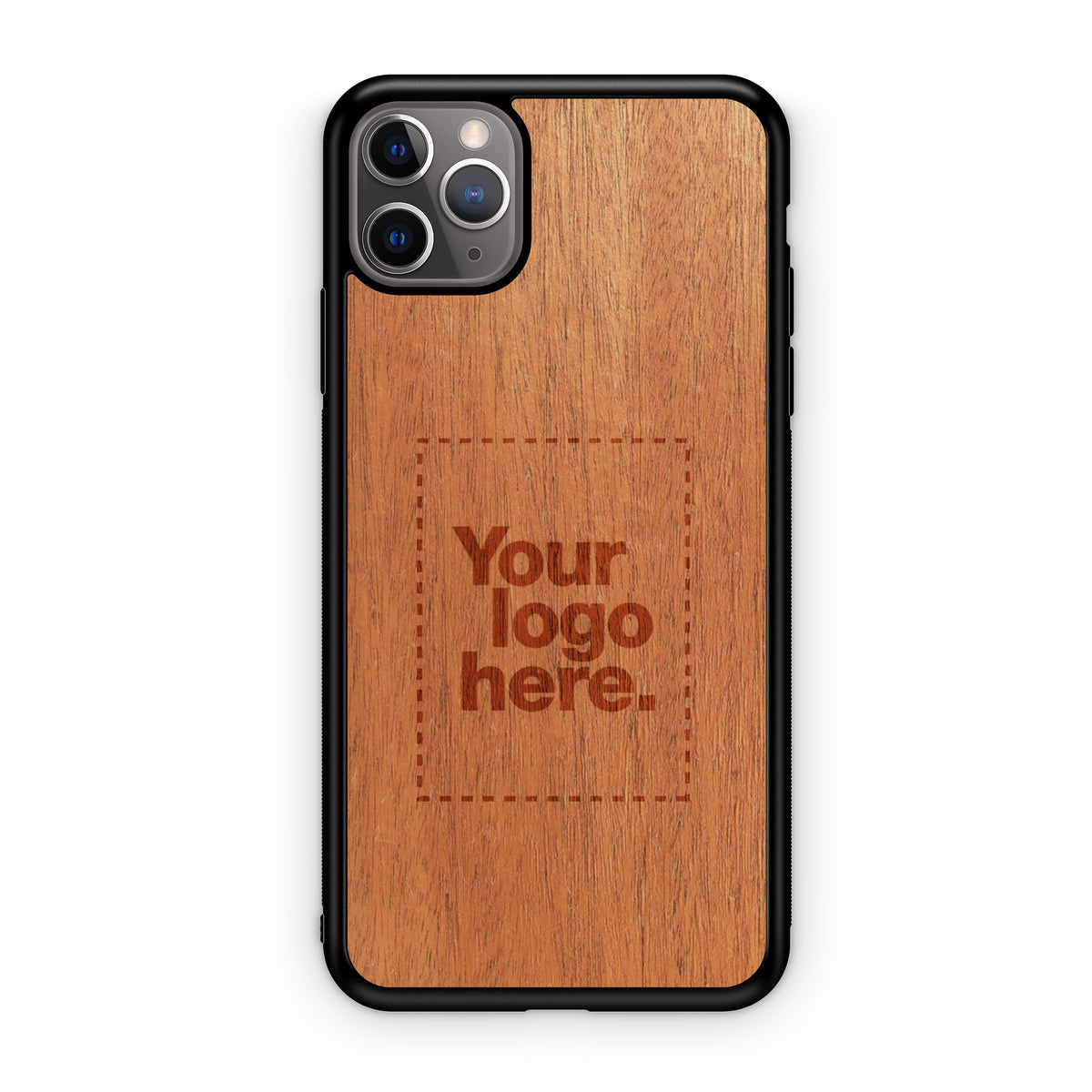 Custom customized personalized laser engraved wooden Apple iPhone 11 Pro Max (6.5