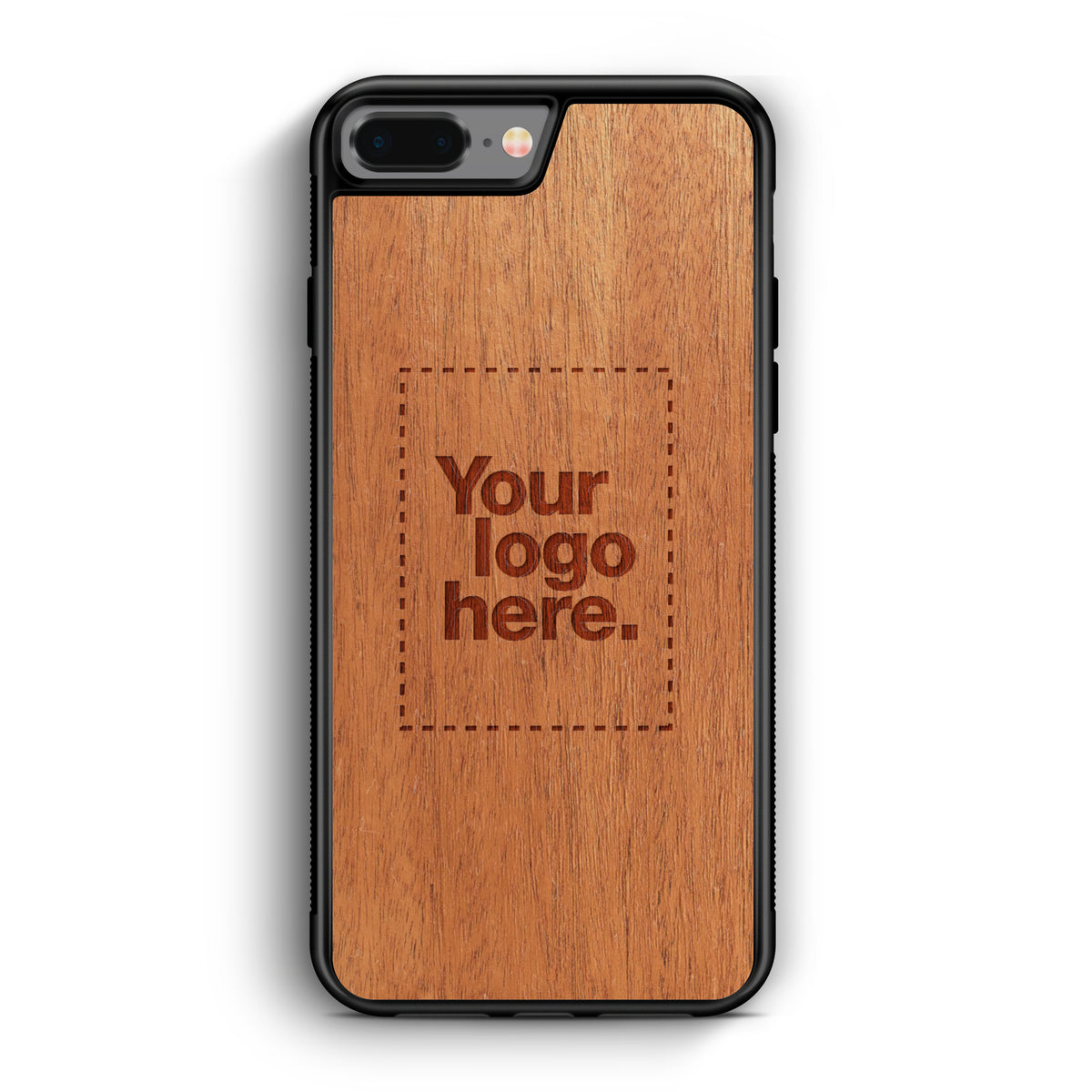 Custom carved burnt customized personalized laser engraved wooden Apple iPhone 7 Plus, iPhone 8 Plus