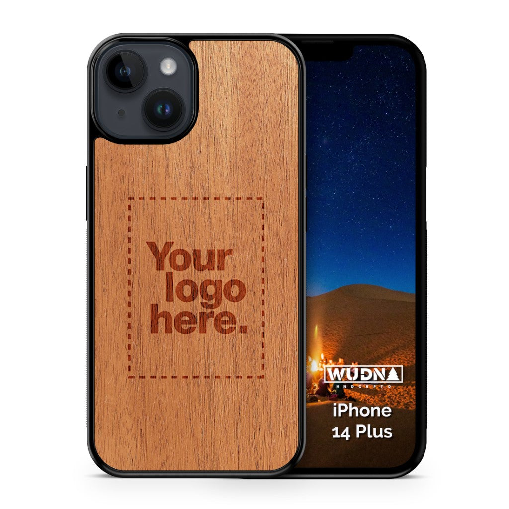 Custom carved burnt customized personalized laser engraved wooden Apple iPhone 14 Plus