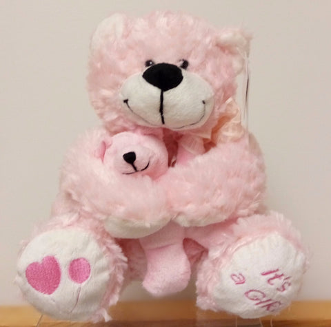 It's a Girl Bear Hug Baby Bear, Pink – The Gift Shop at Humber River ...