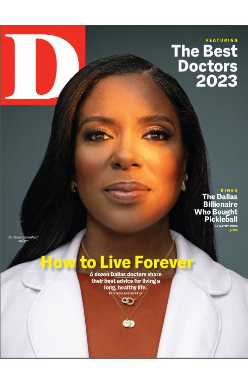 Cover or October Issue of D Magazine, The Best Doctors 2023