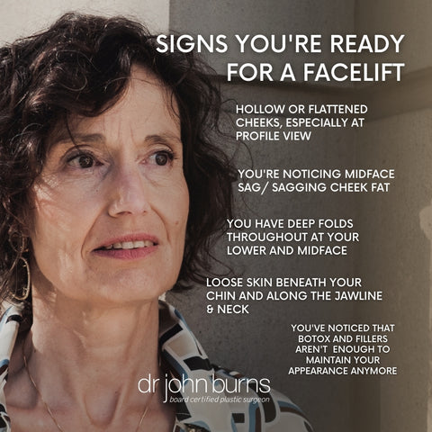 Facial Aging, Signs You Need A Facelift