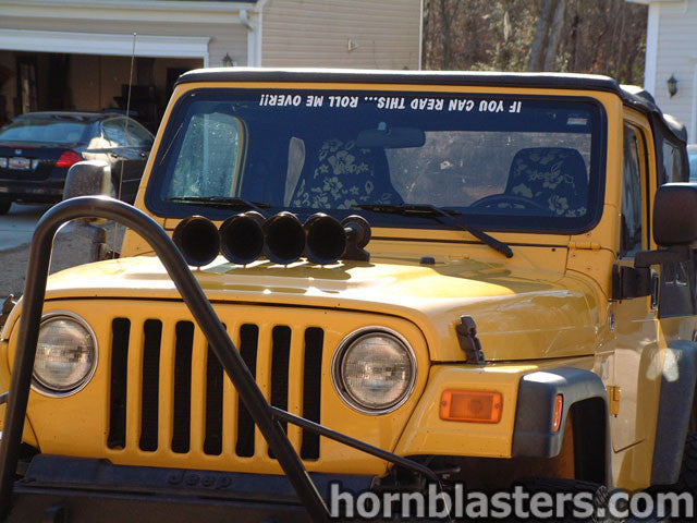 Eric's 2006 Jeep Wrangler Train Horn Install – HornBlasters