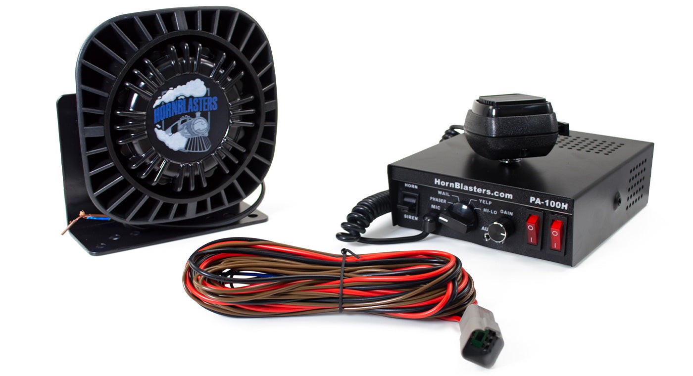 HornBlasters 100 Watt Public Address with Sirens wiring diagrams for air ride systems 