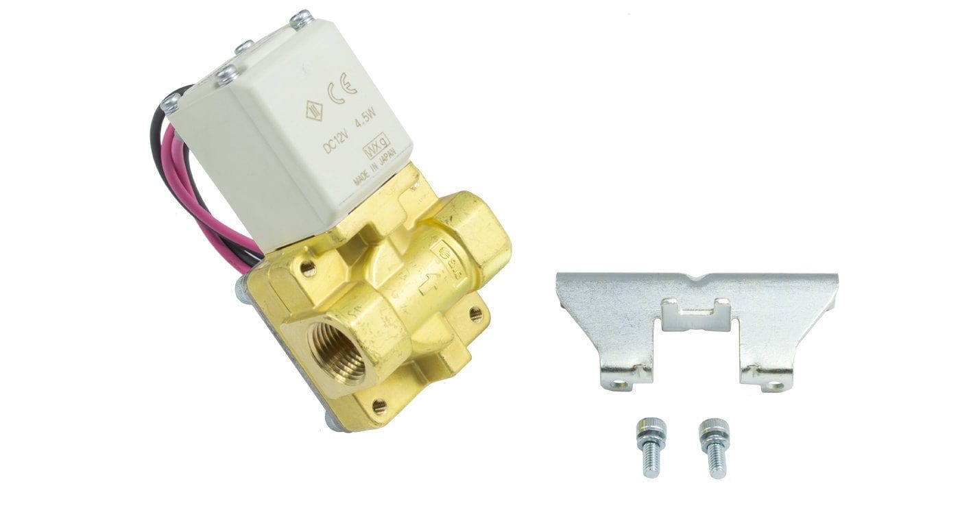 SMC Brass 1/4" Electric Air Valve - HornBlasters