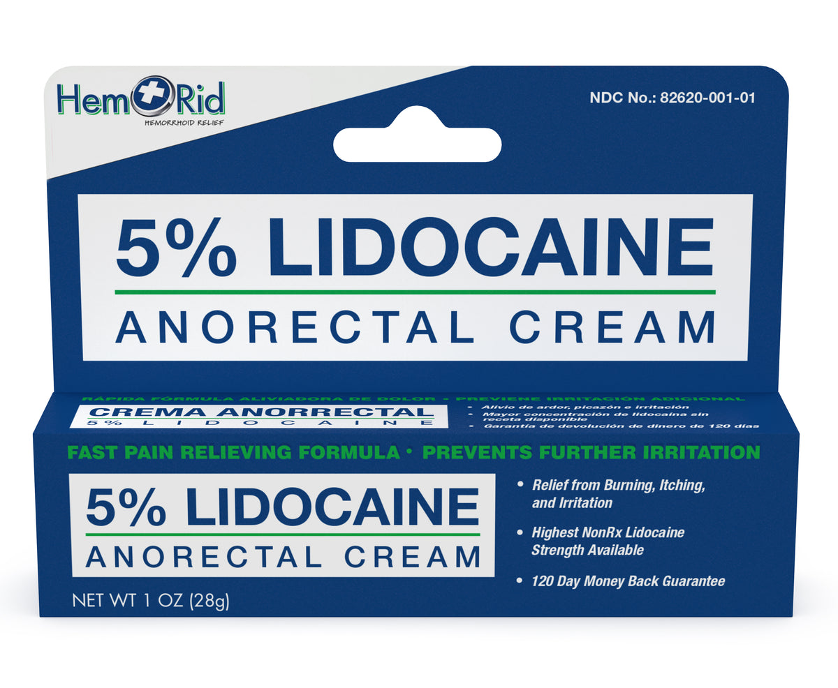 Hemorrhoid Cream With Lidocaine 5 Hemrid 