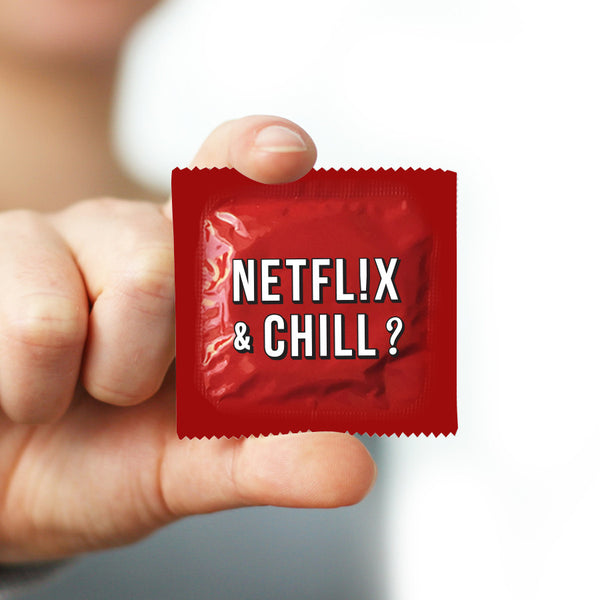 Netflix And Chill Condom 10 Condoms Funny Condoms