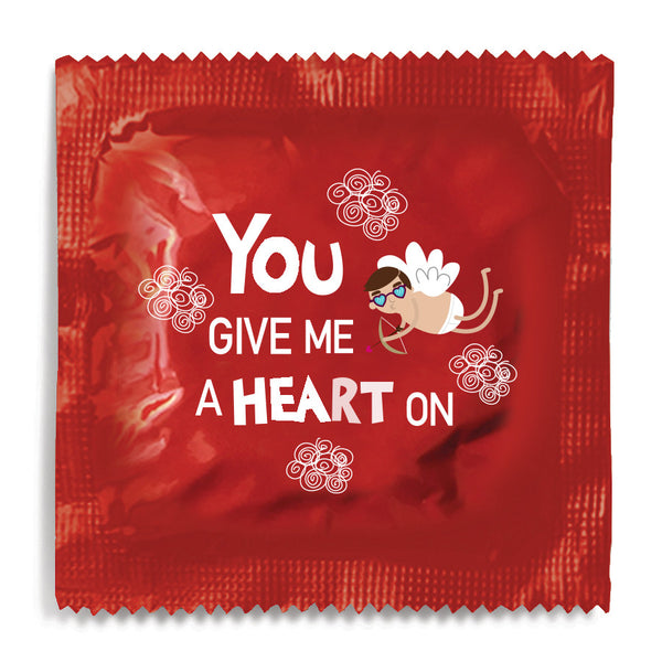 You Give Me A Heart On 10 Condoms Funny Condoms