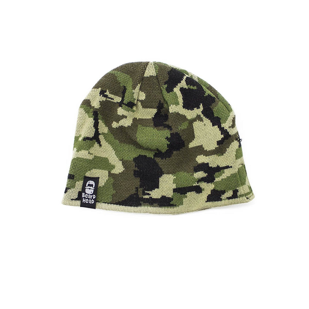 Camo Beard Hat Beanie - Bushy Duke Beard Head – Beard Head®