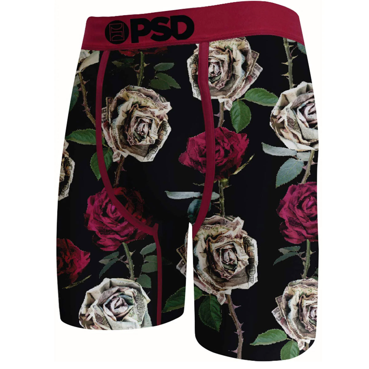 PSD 100 Roses Mix Boxer Men's Bottom Underwear