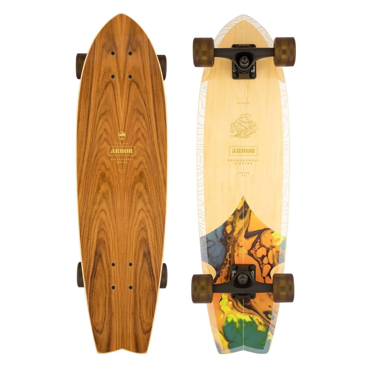 Arbor Sizzler Groundswell Complete Longboards