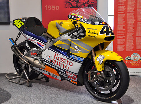 Honda NSR500 used by Rossi in the 2001 season