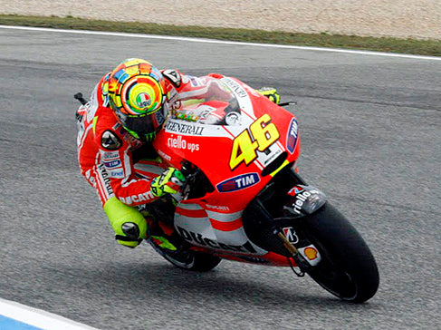 Rossi at the 2011 Portuguese Grand Prix