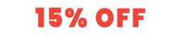 15% Off on Pickup Orders