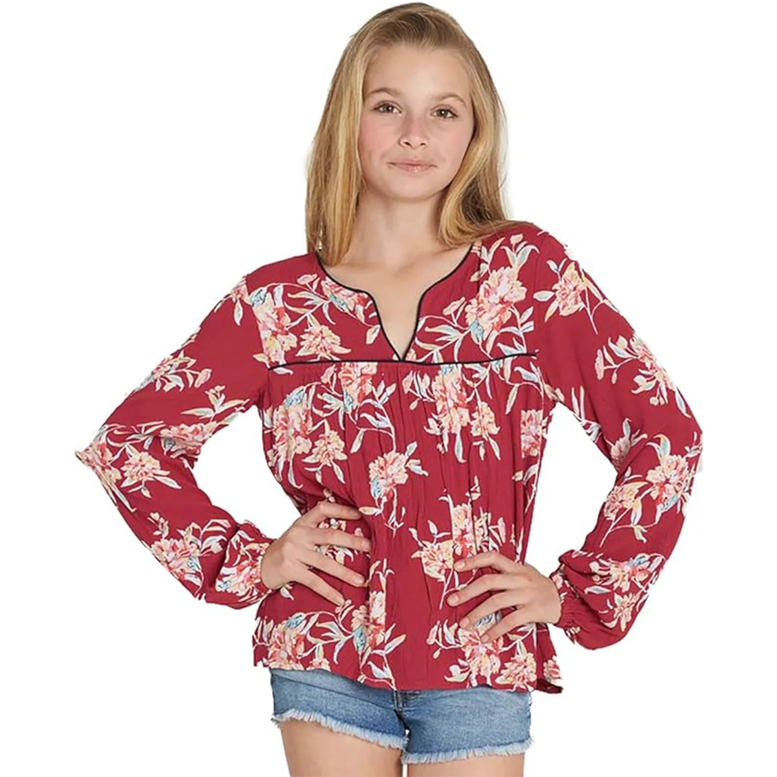 Billabong Far Off Adventures Youth Girls Long-Sleeve Shirts