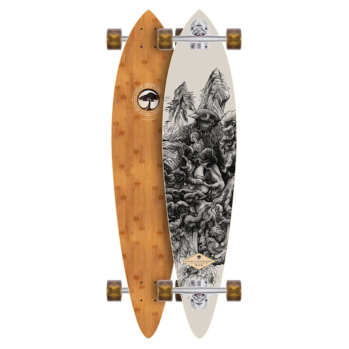 Arbor Fish Bamboo 2016 Complete Longboards