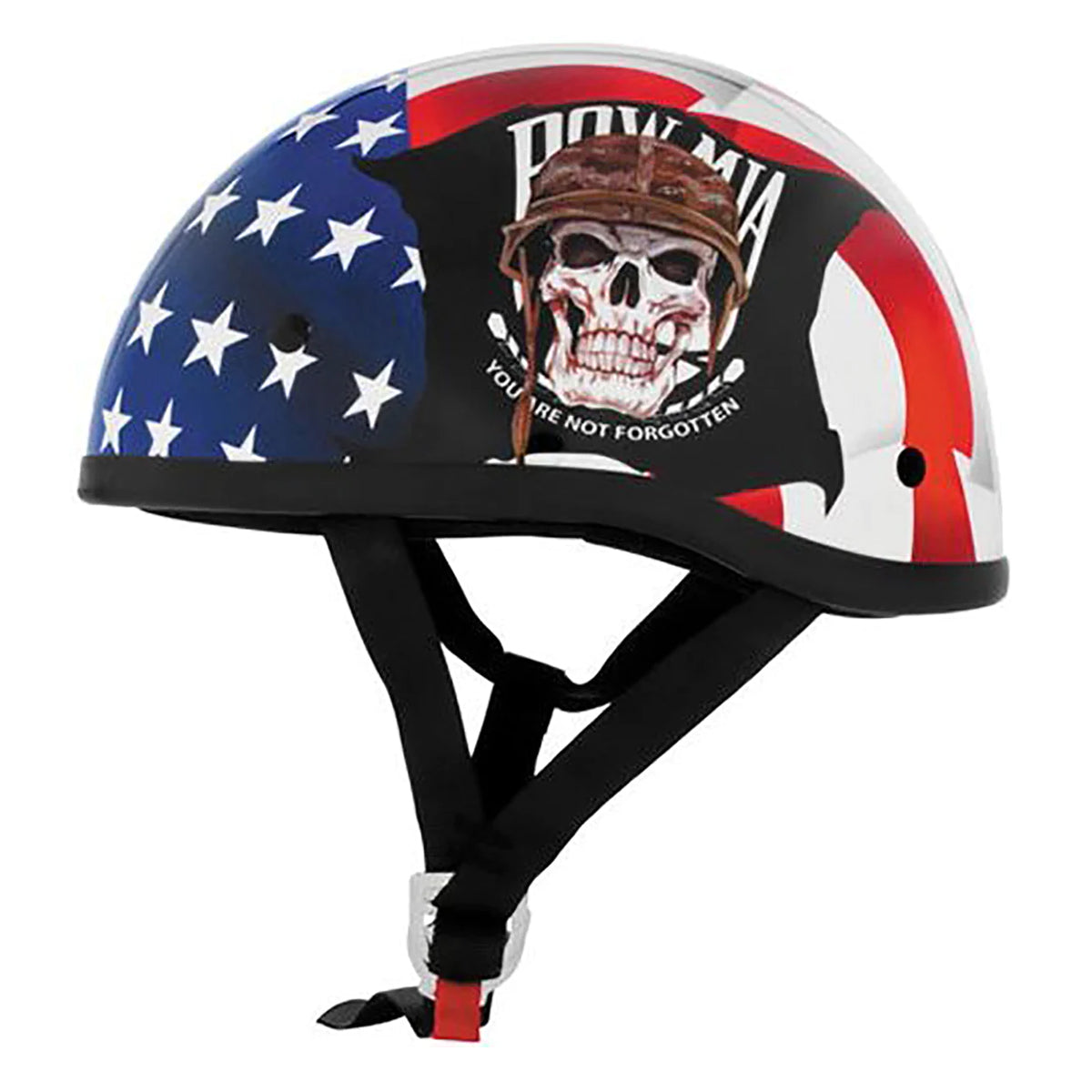 Skid Lid Original Pow-Mia Adult Cruiser Helmets
