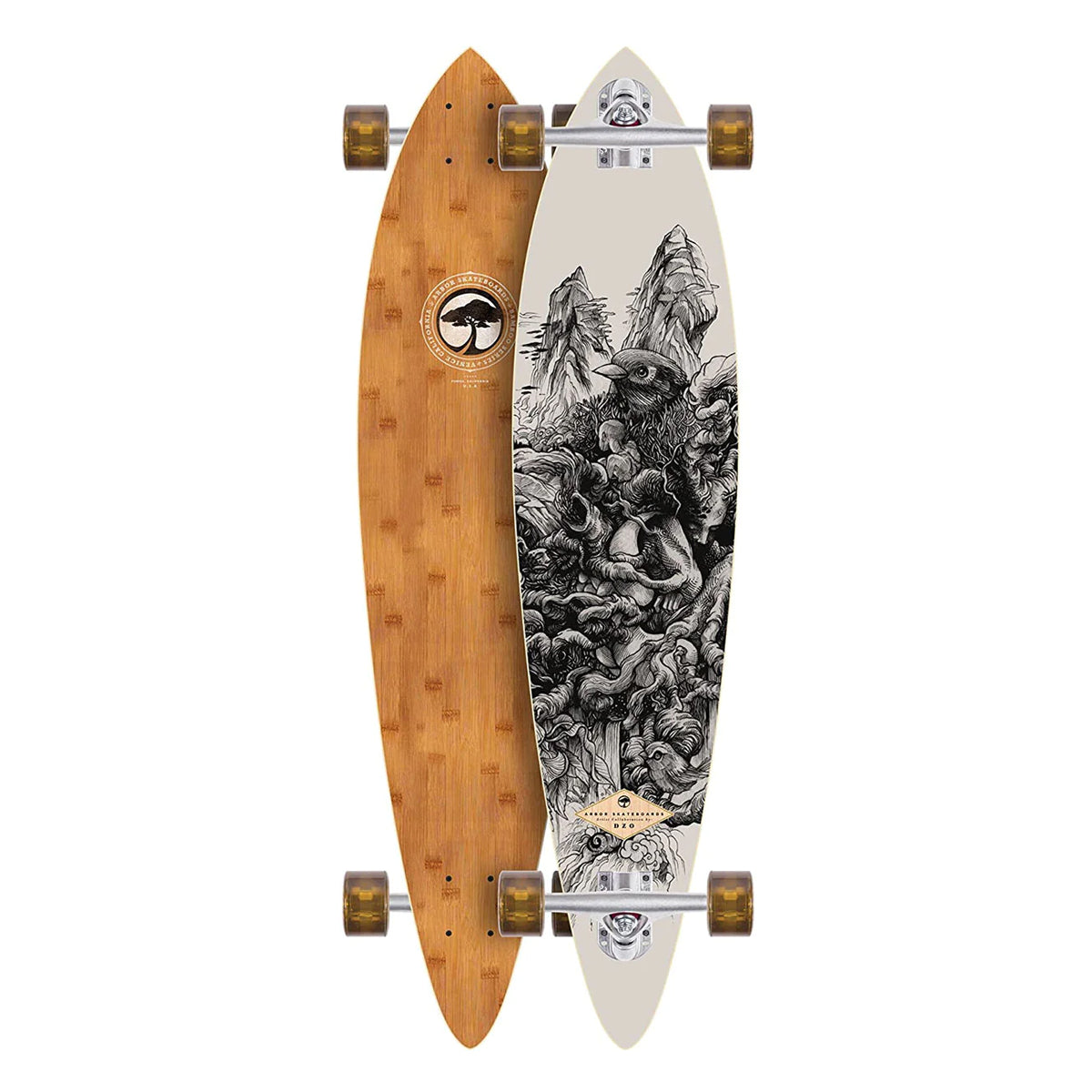 Arbor Fish Bamboo 2016 Complete Longboards 