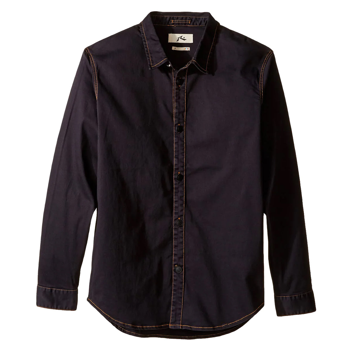 Rusty Black Jack Men's Button Up Long-Sleeve Shirts 