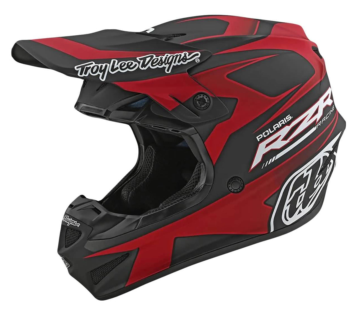 Troy Lee Designs SE4 Polyacrylite TLD Polaris RZR MIPS Adult Off-Road Helmets 