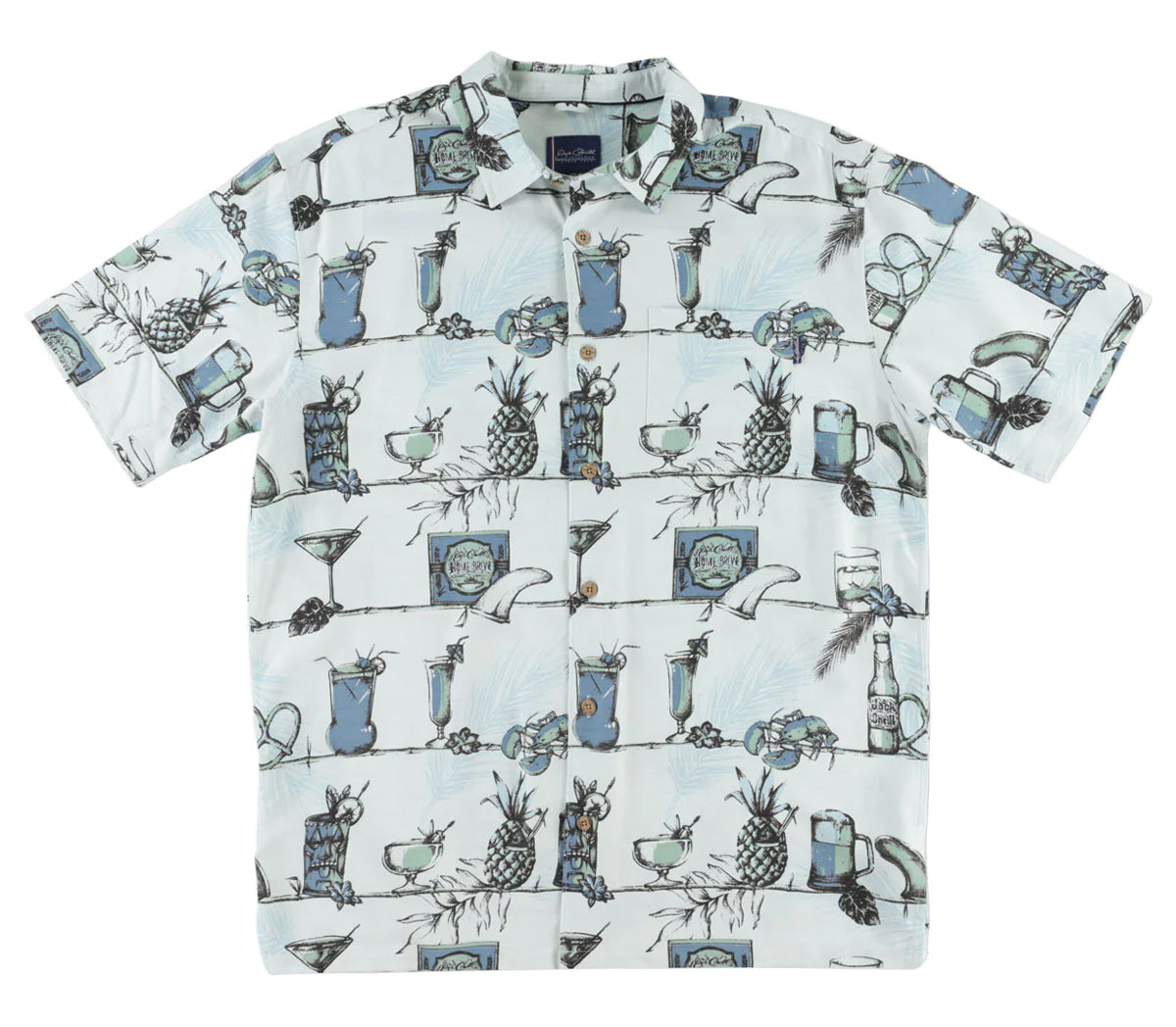 
O'Neill Jack O'Neill Home Bru Men's Button Up Short-Sleeve Shirts 