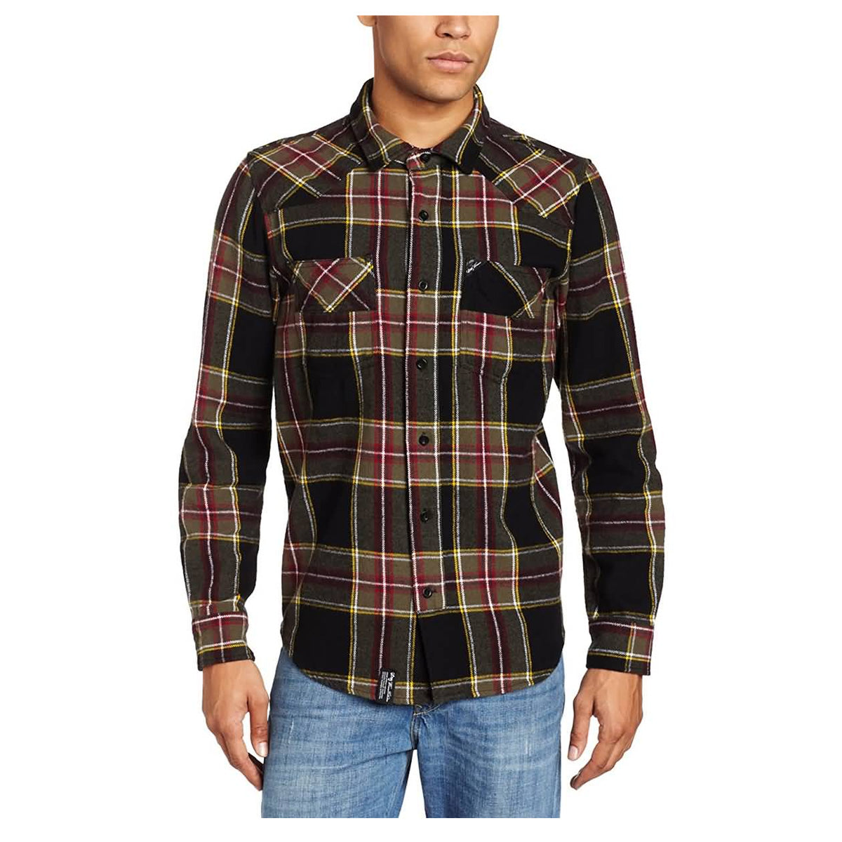 
LRG Sherlock Men's Button Up Long-Sleeve Shirts 