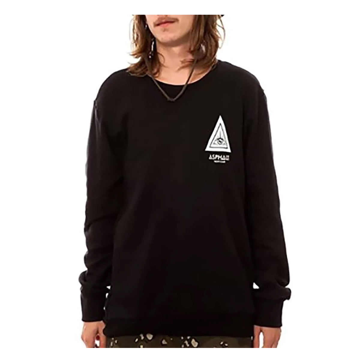 Asphalt Yacht Club Triangle Crewneck Men's Sweater Sweatshirts