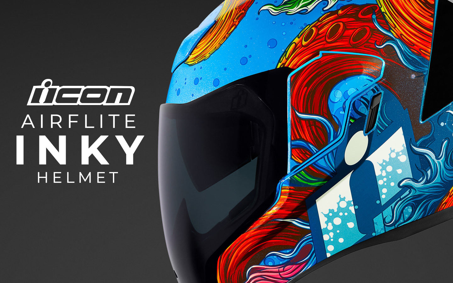 Icon Spring 2019 Airflite Inky Sportsbike Motorcycle Helmet