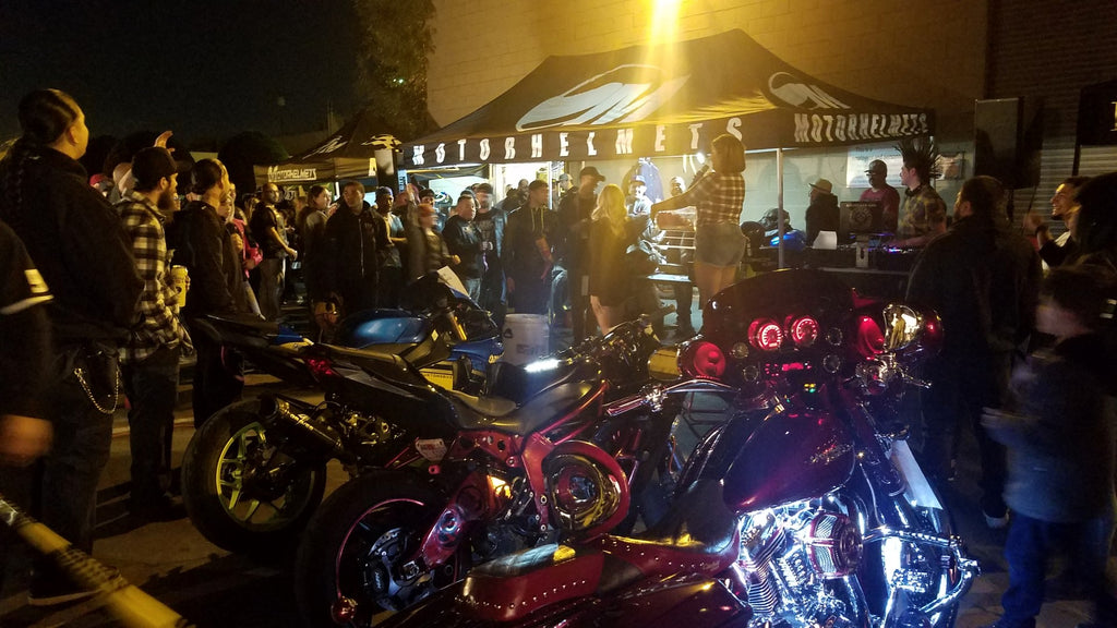 Motorhelmets Bike Night March 2018 TSR Rehab - Motorcycle Gear and Repair Center Orange County