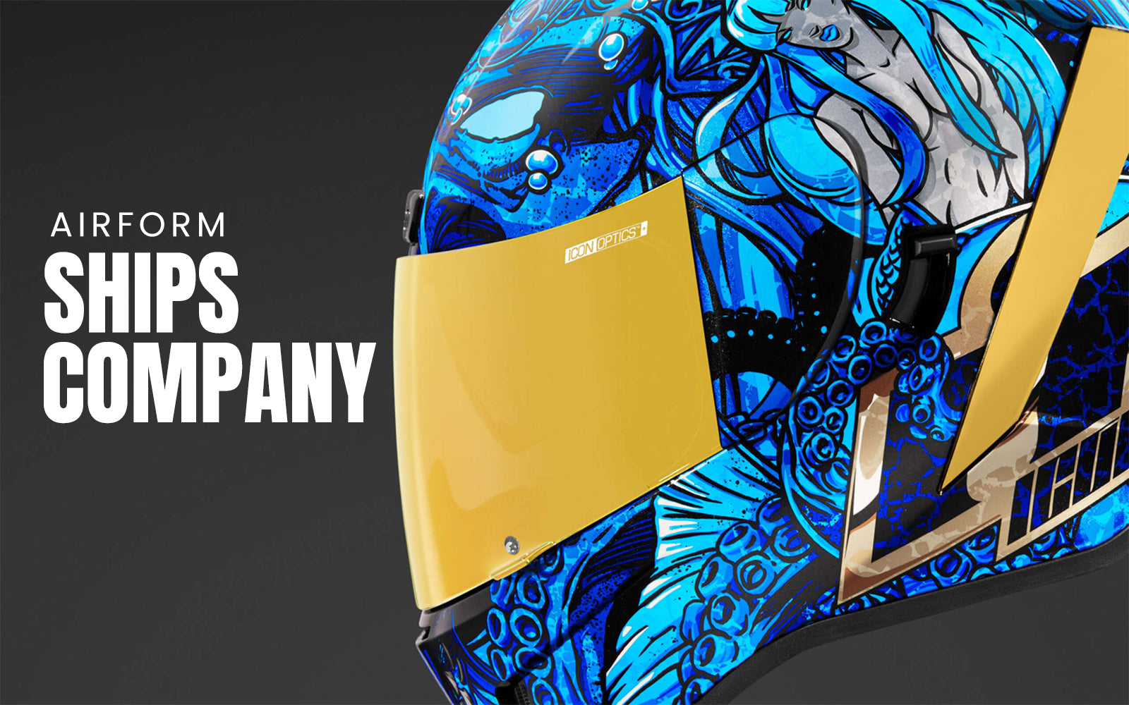 Icon Racing 2021 | Airform Ships Company Street Helmets Collection