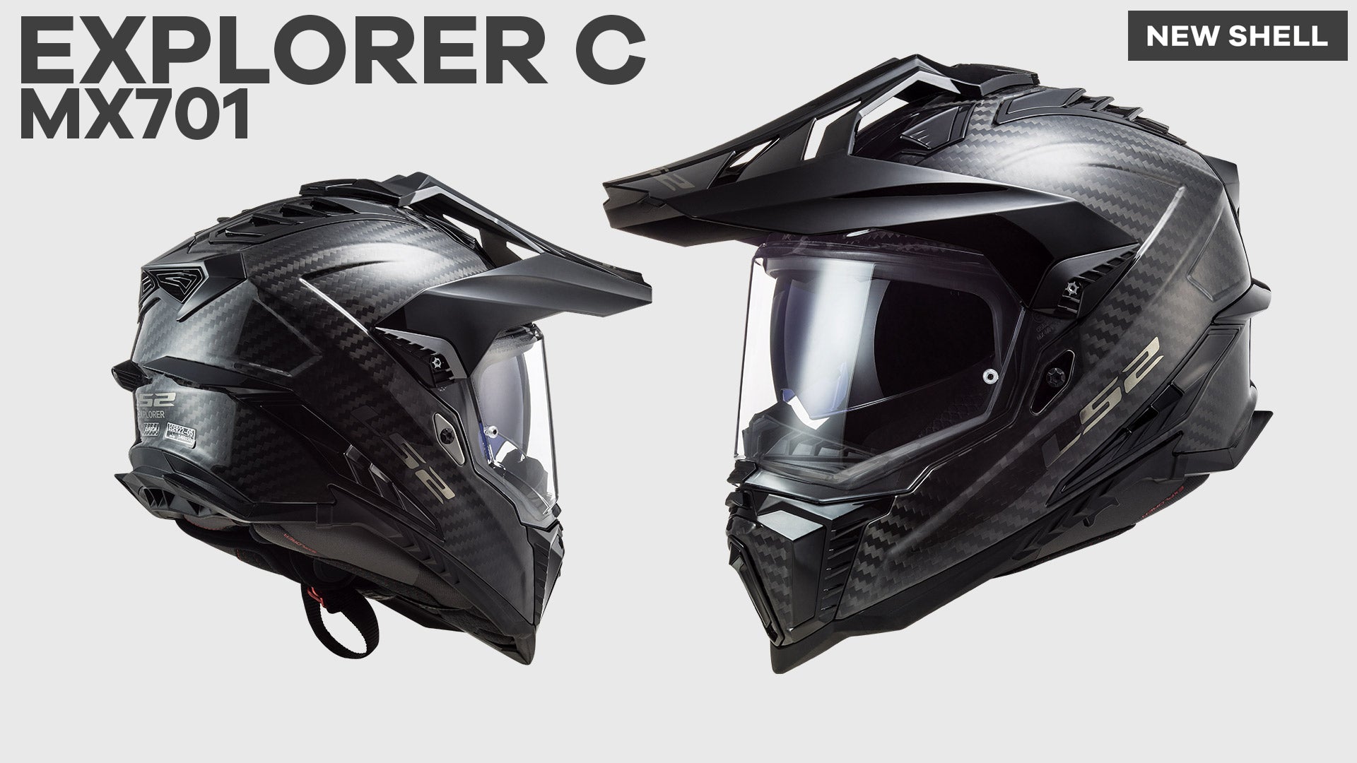 LS2 Latest 2021 | EXPLORER C MX701 Street Race Motorcycle Helmets Collection