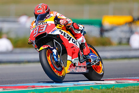 Marquez Tops Rossi for Pole