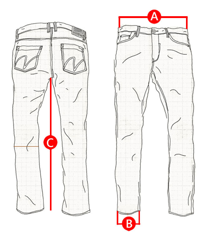 Matix Pants Size Charts
