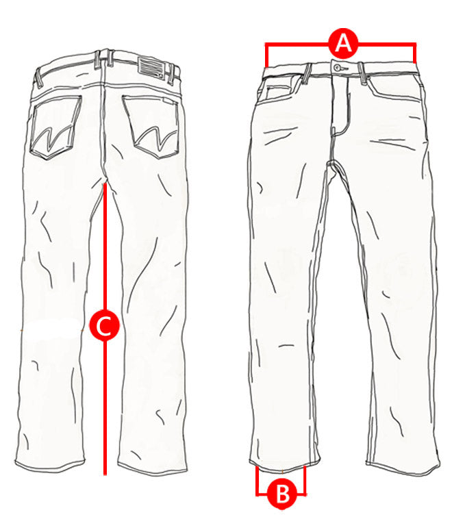 Matix Pants Size Charts