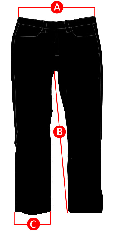 Matix Pants Size Charts