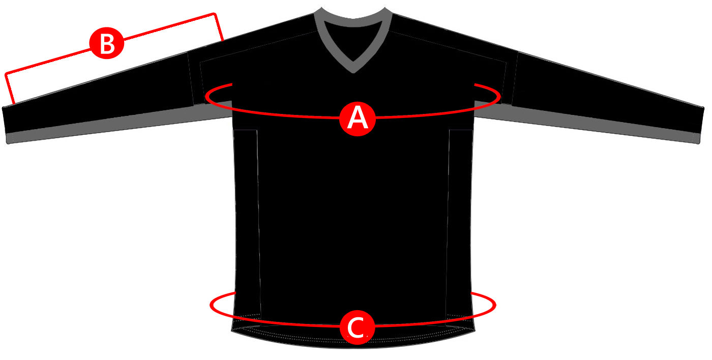 Fly Racing Jersey Size Charts