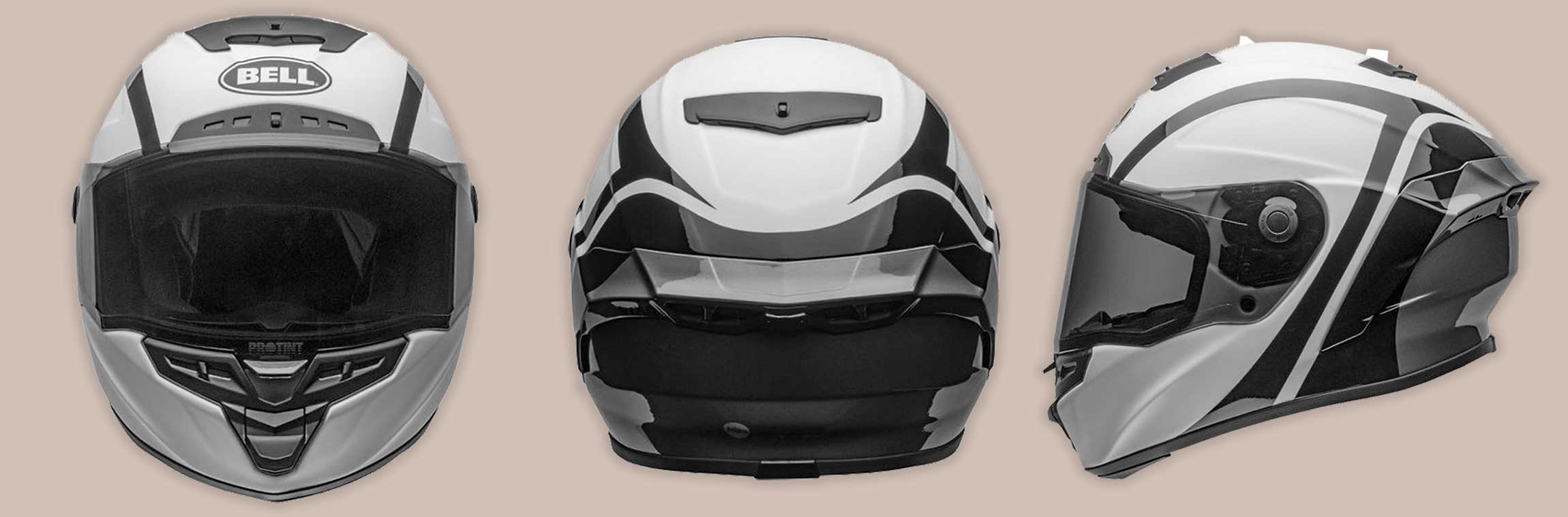 Bell Moto 2020 | TANTRUM MATTE-GLOSS WHITE-BLACK-TITANIUM